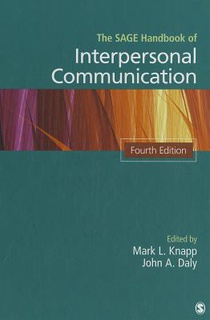 The SAGE Handbook of Interpersonal Communication 