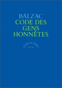 L'ecole Des Lettres : Code Des Gens Honnetes 