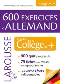 600 Exercices D'allemand, Special College Et + 