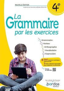 La Grammaire Par Les Exercices : 4e ; Cahier De L'eleve (edition 2023) 