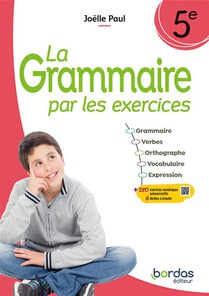 La Grammaire Par Les Exercices : 5e ; Cahier De L'eleve (edition 2024) 