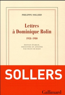 Lettres A Dominique Rolin (1958-1980) 