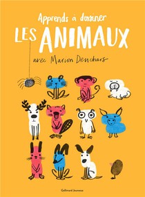 Un Livre D'activites Artistiques : Apprends A Dessiner Les Animaux Avec Marion Deuchars 