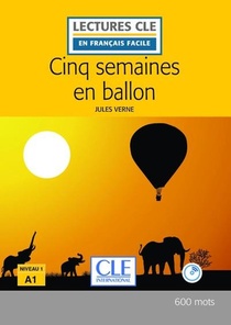 Cinq Semaines En Ballon Lecture Fle + Cd Audio 2e Edition 