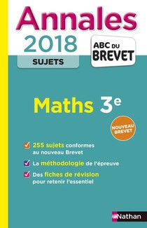 Annales Abc Du Brevet ; Sujets Et Corriges T.4 ; Mathematiques ; 3e (edition 2017) 