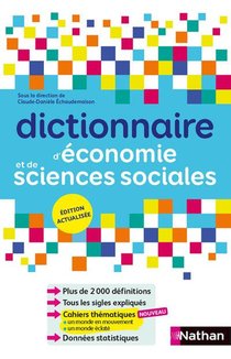Dictionnaire D'economie Et De Sciences Sociales (edition 2018) 