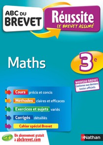 Abc Du Brevet Reussite T.34 : Mathematiques ; 3e (edition 2019) 
