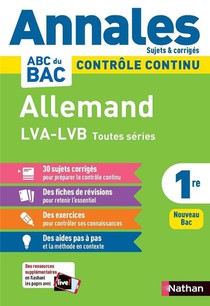 Annales Abc Du Bac ; Sujets & Corriges : Allemand : Terminale (edition 2020) 