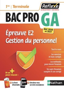 Memos Reflexes T.11 ; Bac Pro Ga ; Gestion Du Personnel ; 1re ; Terminale ; Epreuve E2 (edition 2018) 