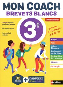 Mon Coach : 3e ; Brevets Blancs (edition 2020) 