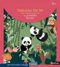 Beauval : Pochette Tableau En 3d : Les Jumelles Panda 