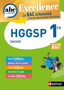 Abc Du Bac Excellence : Hggsp ; 1re (edition 2023) 