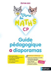 Vivre Les Maths : Cp ; Guide Pedagogique + Diaporamas (edition 2023) 