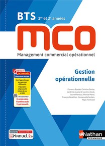 Gestion Operationnelle ; Bts Mco ; 1re Et 2e Annees ; Livre + Licence Eleve (edition 2023) 