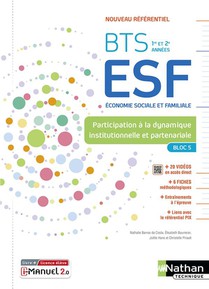 Participation A La Dynamique Institutionnelle Et Partenariale (bloc 5) ; Bts Esf ; 1re Et 2e Annees (edition 2023) 