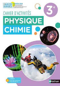 Physique-chimie ; 3e ; Cahier D'activites (edition 2023) 