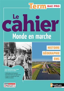 Histoire, Geographie, Emc ; Terminale Bac Pro ; Le Cahier (edition 2024) 