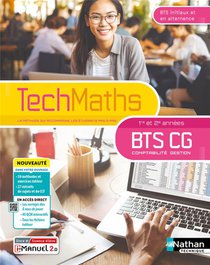 Techmaths - Maths Bts Cg 1ere Et 2eme Annees - 2024 - Manuel - Eleve - + Imanuel 