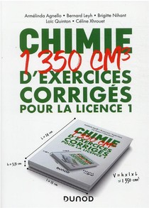 Chimie : 1350 Cm3 D'exercices Corriges Pour La Licence 1 