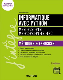 Informatique ; Prepas Scientifiques ; Methodes Et Exercices (2e Edition) 