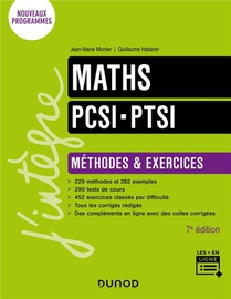 Maths Pcsi-ptsi ; Methodes Et Exercices (7e Edition) 