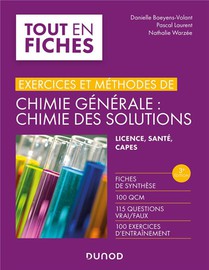 Exercices Et Methodes De Chimie Generale : Chimie Des Solutions (3e Edition) 
