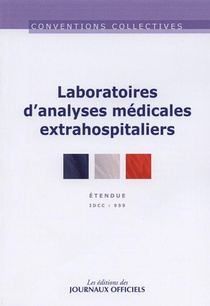 Laboratoires D'analyses Medicales Extra-hospitaliers ; Idcc 959 (17e Edition) 