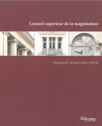 Rapport D'activite 2019 Du Conseil Superieur De La Magistrature 