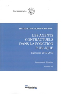 Les Agents Contractuels Dans La Fonction Publique - Exercices 2010-2019 