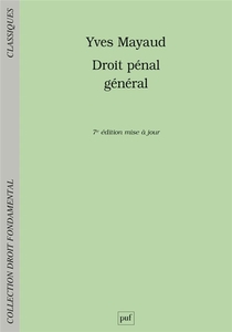 Droit Penal General (7e Edition) 
