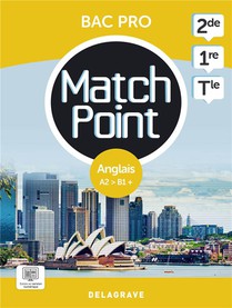 Match Point : Anglais : 2de, 1re, Terminale Bac Pro ; Pochette Eleve (edition 2023) 