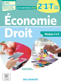 Les Parcours Pro : Economie, Droit : 2de, 1re, Tle Bac Pro ; Pochette Eleve (edition 2024) 