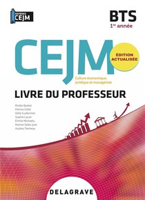 Culture Economique, Juridique Et Manageriale : Bts 1re Annee Bts ; Pochette Livre Du Professeur (edition 2022) 