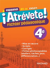 Atrevete! : Espagnol : 4e ; Fichier Pedagogique (edition 2023) 