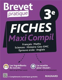 Brevet Pratique : Maxi-compil De Fiches ; La Totale 3e Brevet 2022 ; Toutes Les Disciplines De L'epreuve 