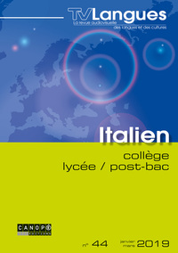 Tvlangues Italien - T44 - Italien - College/lycee-postbac - Dvd A L'unite Et Livret D'accompagnemen 