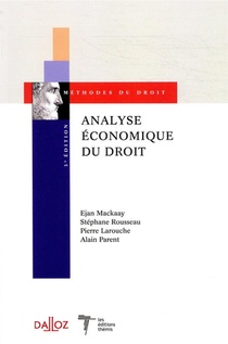 Analyse Economique Du Droit (3e Edition) 