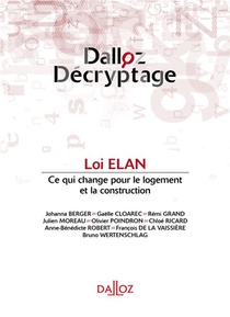 La Loi Elan (1re Edition) 