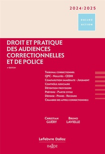 Droit Et Pratique Des Audiences Correctionnelles Et De Police (edition 2023/2024) 