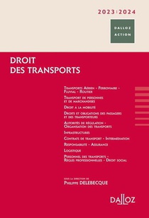 Droit Des Transports (edition 2023/2024) 