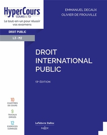 Droit International Public (13e Edition) 