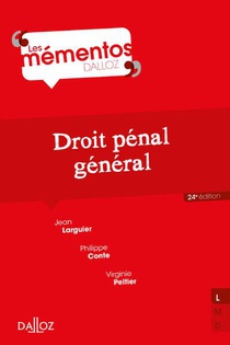 Droit Penal General (24e Edition) 