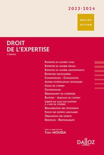 Droit De L'expertise (edition 2023/2024) 