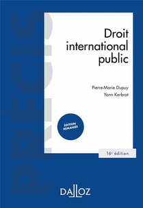 Droit International Public (16e Edition) 