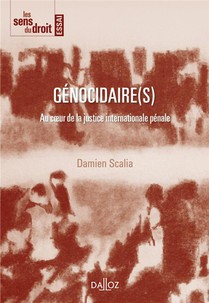 Genocidaire(s) : Au Coeur De La Justice Internationale Penale 