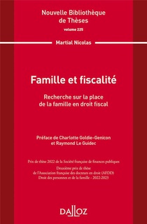 Famille Et Fiscalite Tome.225 
