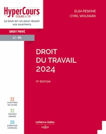 Droit Du Travail (edition 2024) 
