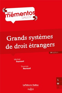 Grands Systemes De Droit Etrangers (9e Edition) 