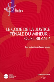 Le Code De La Justice Penale Du Mineur : Quel(s) Bilan(s) ? 