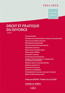 Droit Et Pratique Du Divorce (edition 2024/2025) 